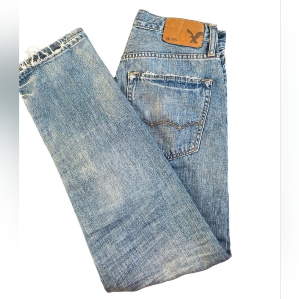 American Eagle Outfitters Men’s Distressed Made to Last Jeans, Size-29×30